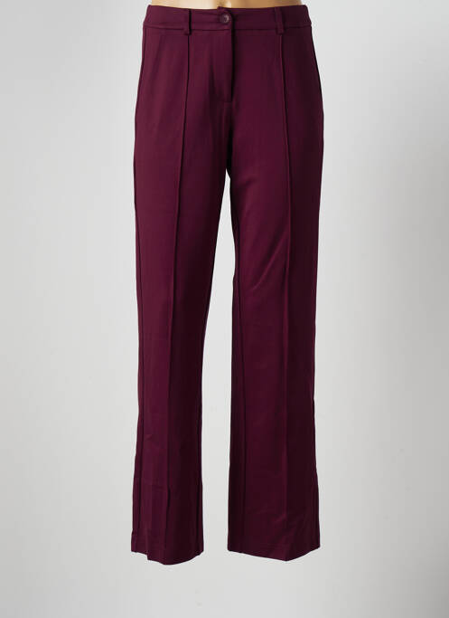 Pantalon drept violet ZILCH femeie