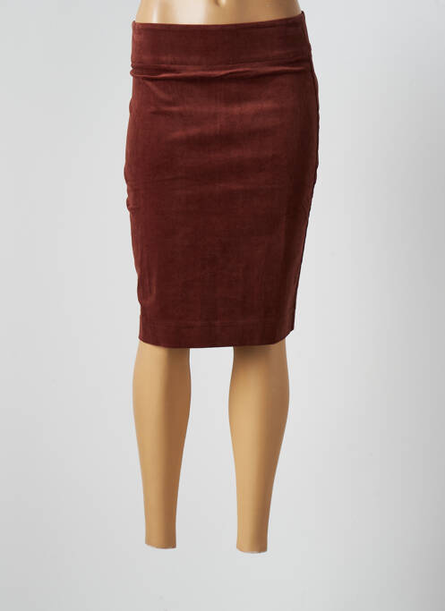 Fustă midi maro ZILCH femeie