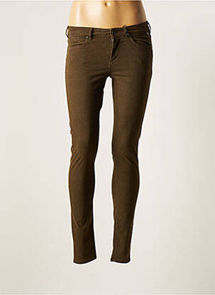 Pantalon slim verde MAISON SCOTCH femeie
