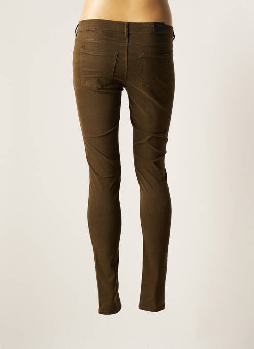 Pantalon slim verde MAISON SCOTCH femeie