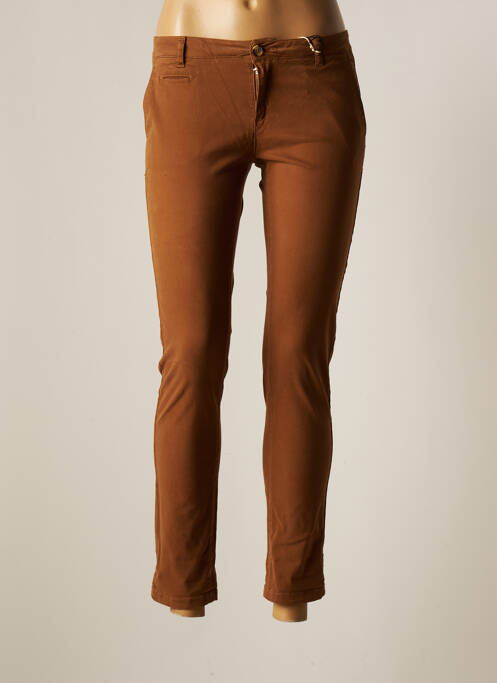Pantalon chino maro LAB DIP PARIS femeie