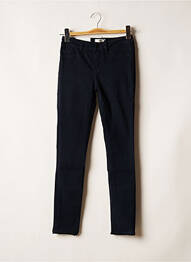 Pantalon slim broderie cu nituri mărime normală albastru LAB DIP PARIS femeie