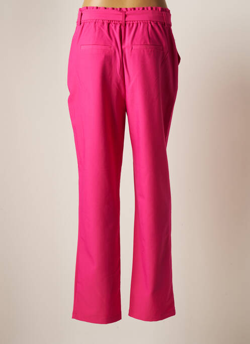 Pantalon chino roz PIECES femeie