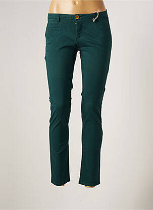 Pantalon slim elasticitate mărime normală verde LAB DIP PARIS femme