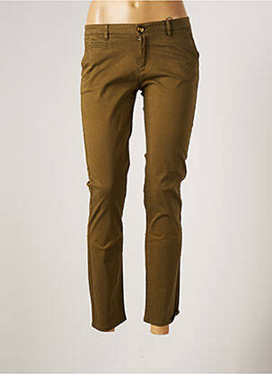 Pantalon chino verde LAB DIP PARIS femeie
