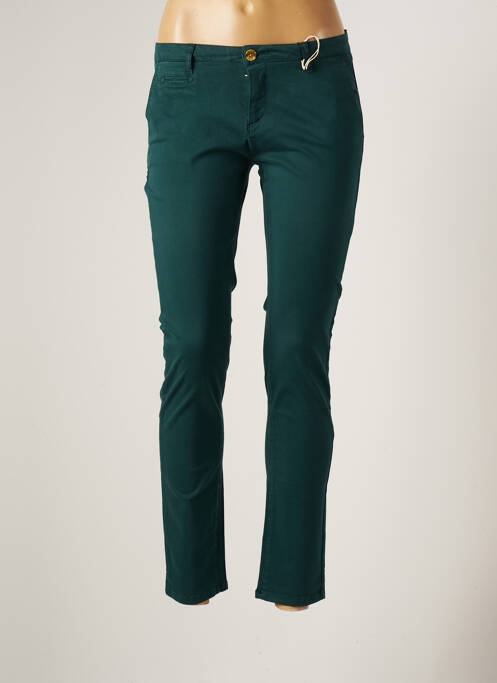 Pantalon slim verde LAB DIP PARIS femeie