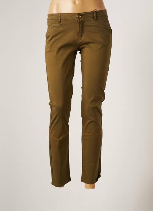 Pantalon chino verde LAB DIP PARIS femeie