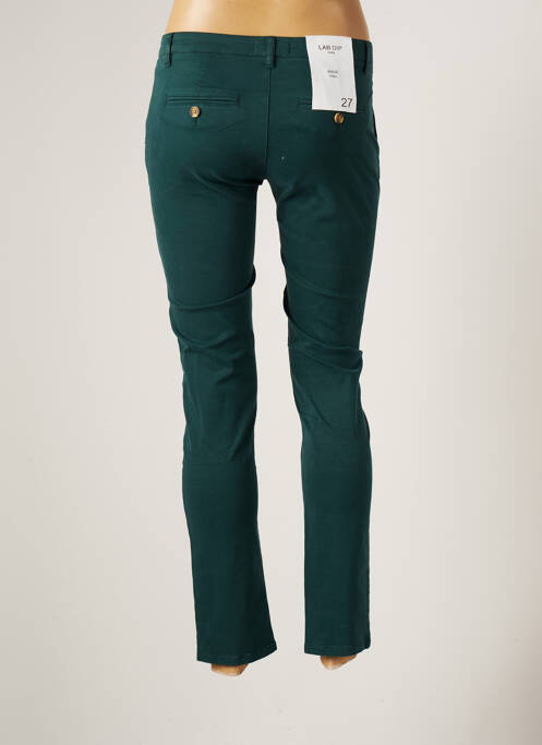 Pantalon slim verde LAB DIP PARIS femeie