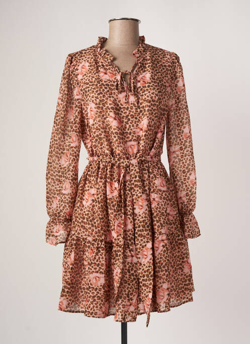 Rochie scurtă maro VERO MODA femeie