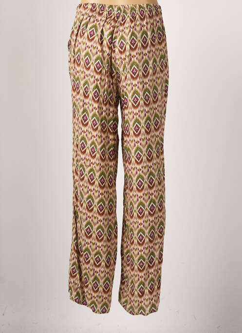 Pantalon drept mărime normală mărime normală verde GEISHA femme