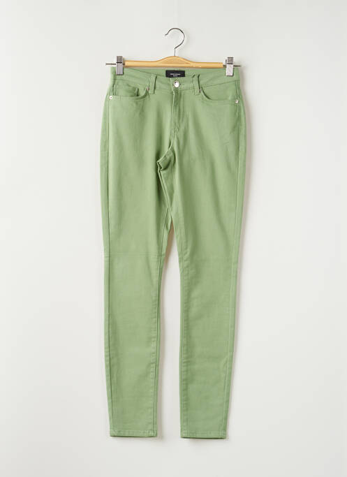 Pantalon slim verde VERO MODA femeie