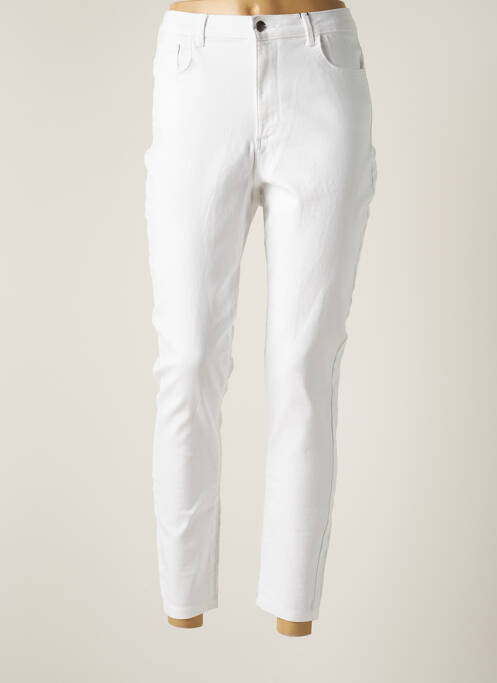 Pantalon slim alb VERO MODA femeie