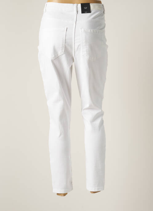 Pantalon slim alb VERO MODA femeie