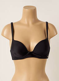 Sutien de costum de baie bretele elastice reglabile sutien balconet cu decolteu înalt negru FREYA femme