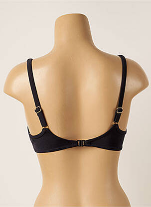 Sutien de costum de baie bretele elastice reglabile sutien balconet cu decolteu înalt negru FREYA femeie