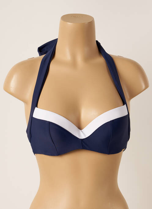 Sutien de costum de baie albastru PANACHE femeie