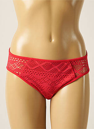 Chiloți de baie roșu FREYA femeie