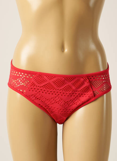 Chiloți de baie roșu FREYA femeie