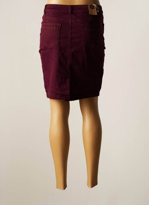 Fustă midi roșu ZAC & ZOE femeie