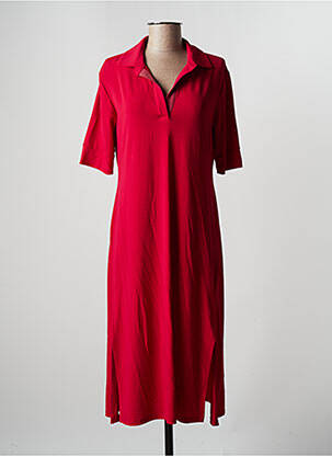 Rochie midi roșu ELEONORA AMADEI femeie