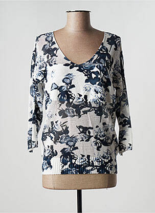 Pulover albastru LEO & UGO femeie