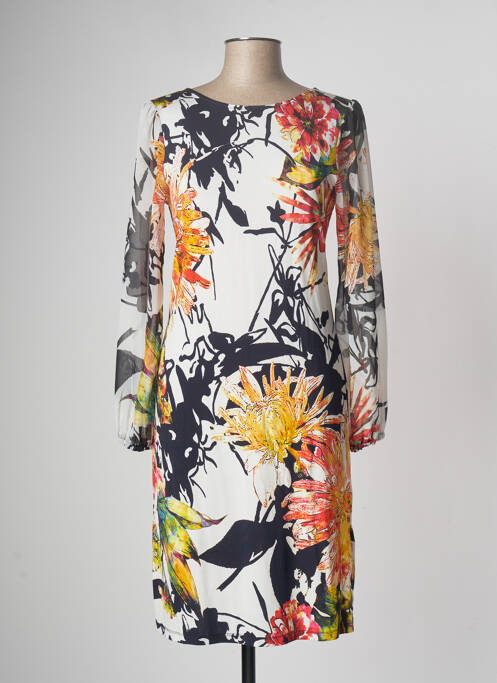 Rochie midi alb ELEONORA AMADEI femeie