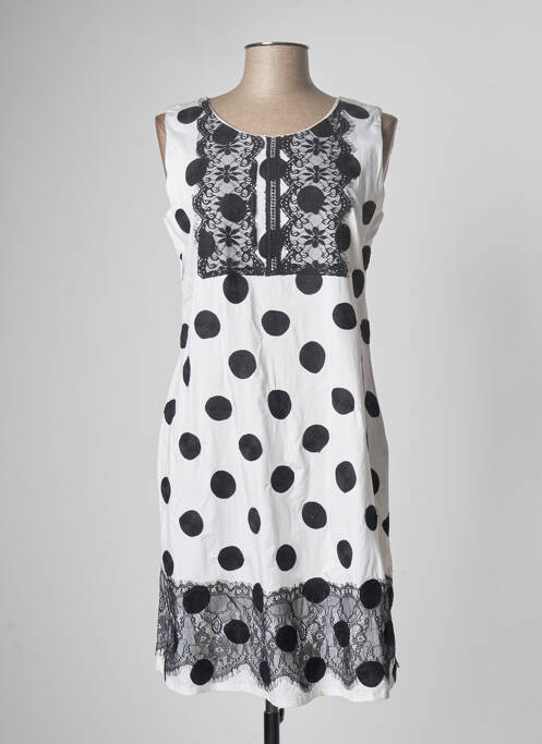 Rochie midi alb NIZA femeie