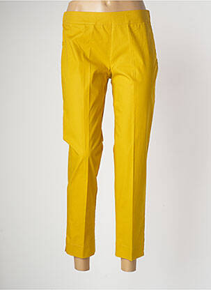 Pantalon 7/8 galben MARIA BELLENTANI femeie