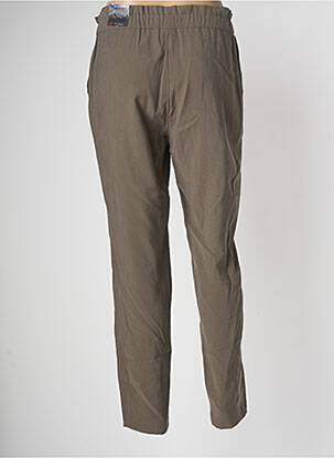 Pantalon drept croială morcov mărime normală verde TONI femeie