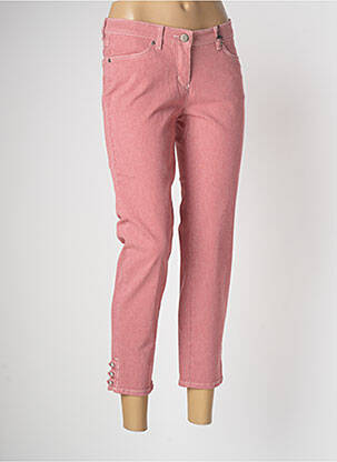 Pantalon trei sferturi roșu TONI femeie