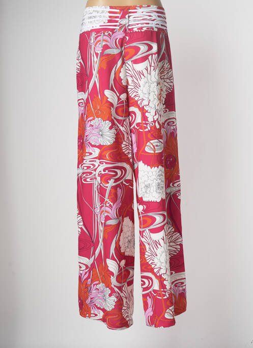 Pantalon larg negru LESLIE femeie