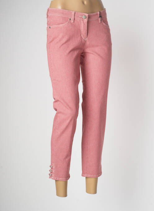 Pantalon trei sferturi roșu TONI femeie