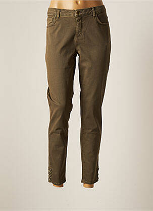 Pantalon slim verde IMITZ femeie