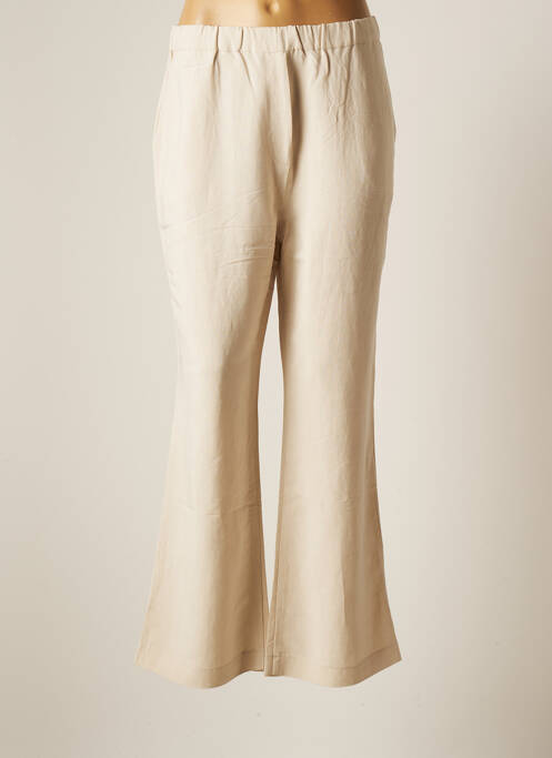 Pantalon larg bej AROVESCIO femeie