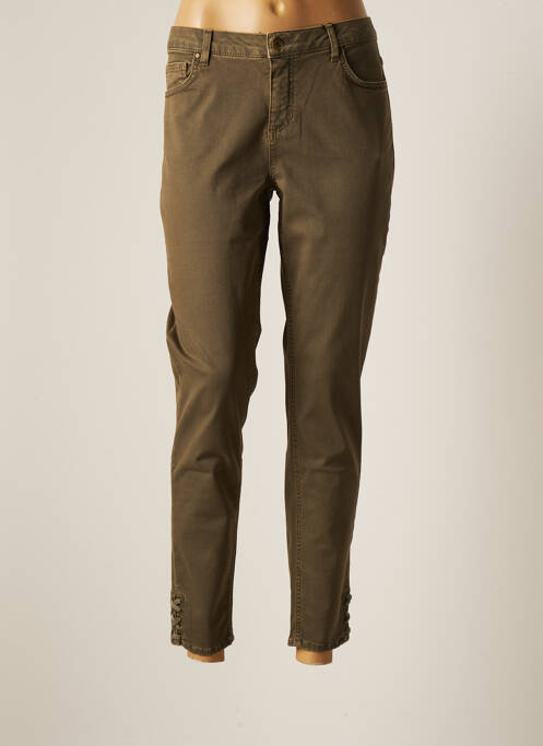 Pantalon slim verde IMITZ femeie