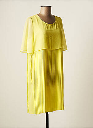 Rochie scurtă galben ANDAMIO femeie