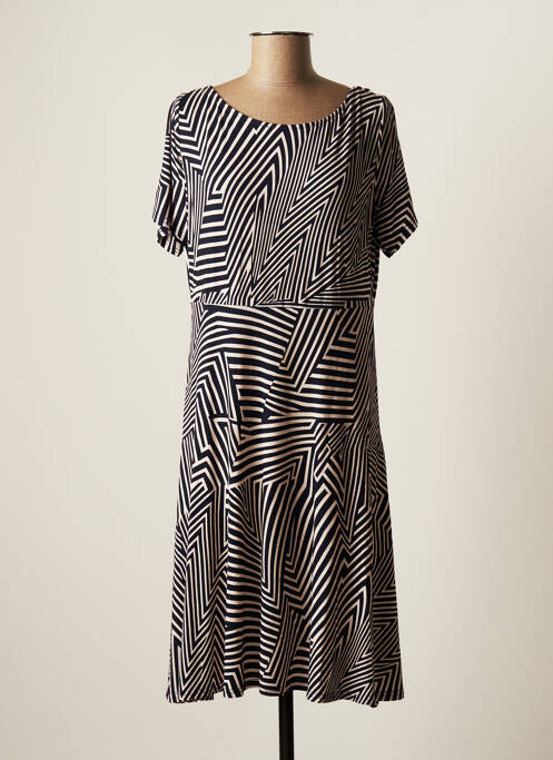 Rochie midi albastru MARBLE femeie