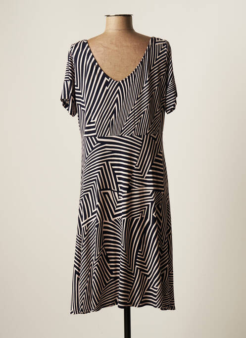 Rochie midi albastru MARBLE femeie