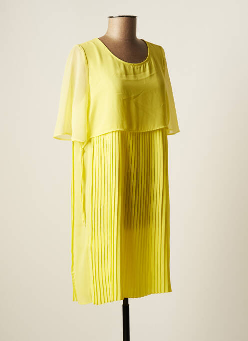 Rochie scurtă galben ANDAMIO femeie