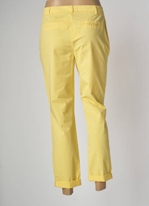 Pantalon chino galben SIGNE NATURE femeie