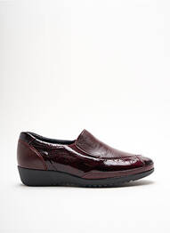 Mocasini țesătură satinată toc plat până la 3 cm maro ARIMA femme