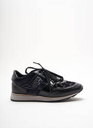 Adidași țesătură satinată toc plat până la 3 cm negru DL SPORT femme