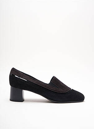 Mocasini pătrat toc de 4 la 6 cm negru GIOIELLO femeie