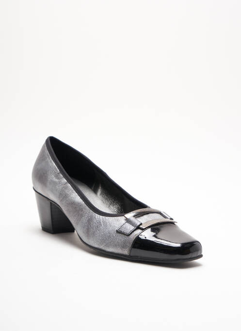 Pantofi cu toc gri INEA femeie