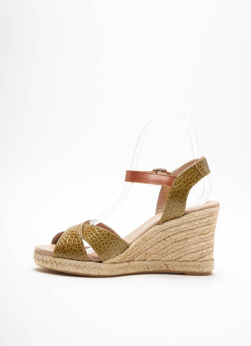 Espadrile verde CARMEN SAIZ femeie