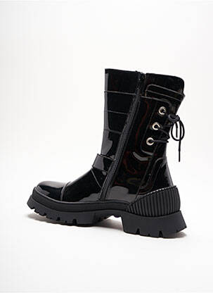 Botine/ghete material neted toc de 4 la 6 cm negru PHILIPPE MORVAN femeie