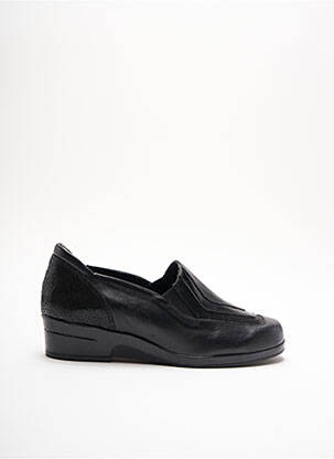 Mocasini arcadă plantară toc plat până la 3 cm negru PEDI GIRL femeie