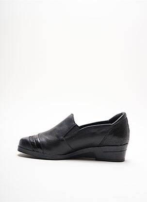 Mocasini arcadă plantară toc plat până la 3 cm negru PEDI GIRL femeie
