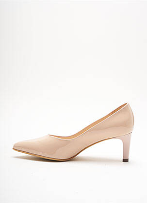 Pantofi cu toc material neted toc de 4 la 6 cm bej PETER KAISER femeie