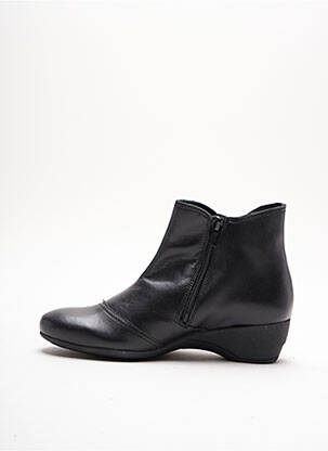 Botine/ghete toc mic toc plat până la 3 cm negru PEDI GIRL femeie